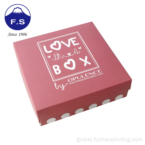 Gift Packaging Boxes Custom Printing Foldable Packaging Colorful Pink Gift Box Manufactory